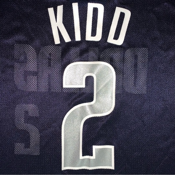 Adidas Jason Kidd Dallas Mavericks #2 Navy Blue Road Jersey Men’s Large - Picture 6 of 6